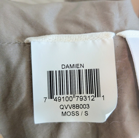 BCBGMAXAZRIA Damien Moss Gray Faux Suede Vest, Small - Picture 8 of 9